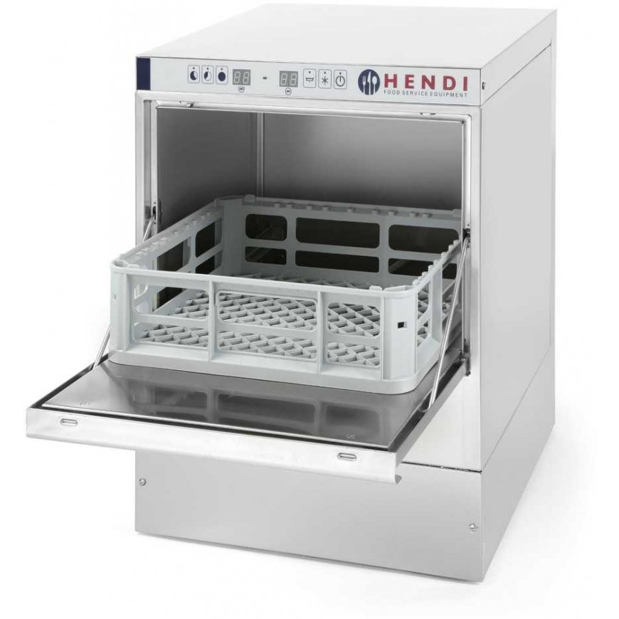 Hendi Bar glass dishwasher + dispenser + pump basket 40x40cm 230V 3 PROGRAMS – 2