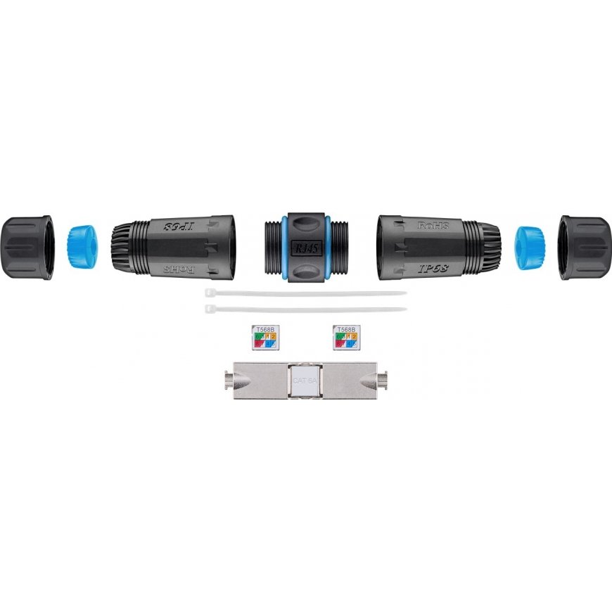 Goobay 44414 коннектор IDC Черный, Синий – 3