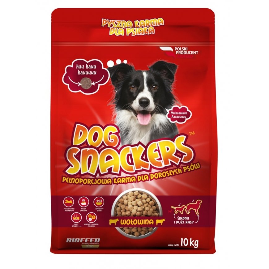 BIOFEED Dog Snackers Pieaugušiem vidējiem un