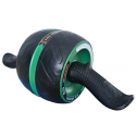 Abdominal press exerciser-wheel SANRO with mat Green-black Abdominal press exerciser-wheel SANRO with mat Green-black