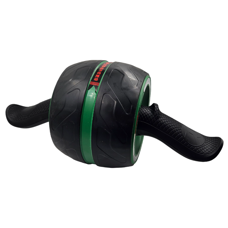 Abdominal press exerciser-wheel SANRO with mat Green-black – 3