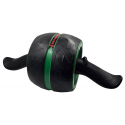 Abdominal press exerciser-wheel SANRO with mat Green-black Abdominal press exerciser-wheel SANRO with mat Green-black