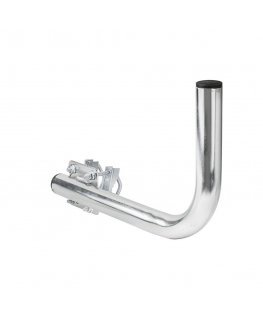 Extralink B300 BALCONY HANDLE WITH U-BOLTS M8 PRAWY