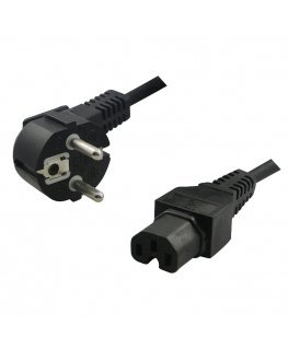 LogiLink CP105 elektrības kabelis Melns 2 m C13 uzmava C15 uzmava