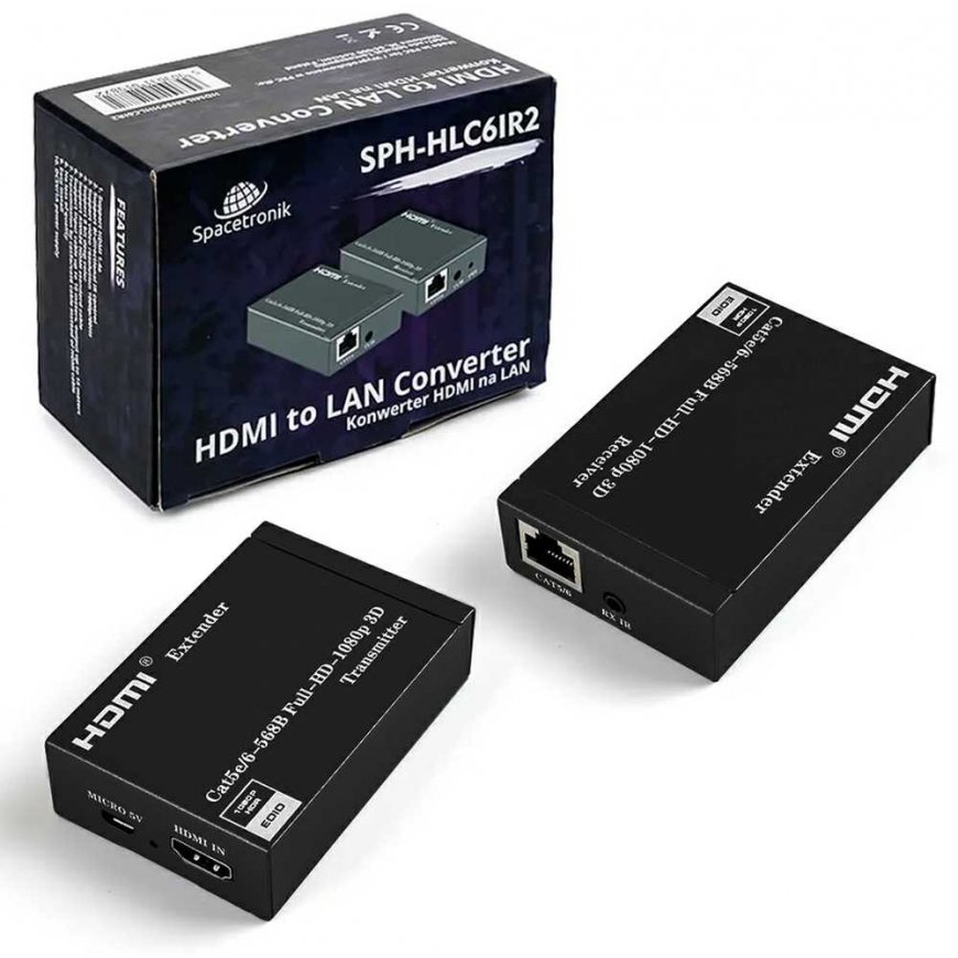 Spacetronik Converter HDMI to LAN Spacetronik