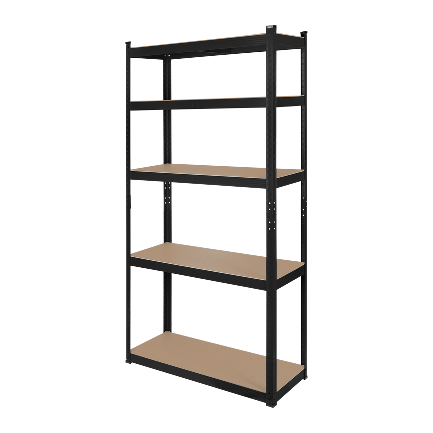 Metal warehouse shelf 180x90x40 black Rebel – 2