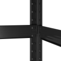 Metal warehouse shelf 180x90x40 black Rebel Metal warehouse shelf 180x90x40 black Rebel