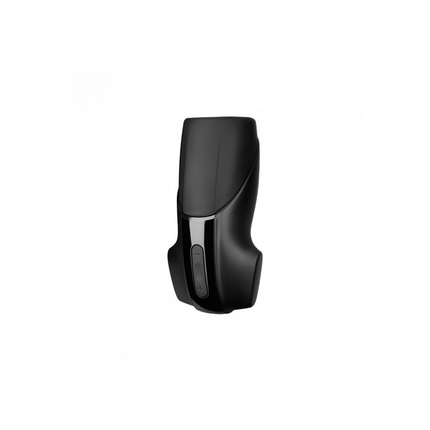 Satisfyer SAM102 male masturbator Black Acrylonitrile butadiene styrene (ABS), Silicone
