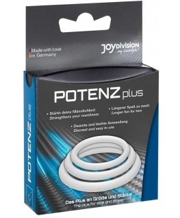 Joydivison POTENZplus, Transparent, 3er Mix (S, M, L)