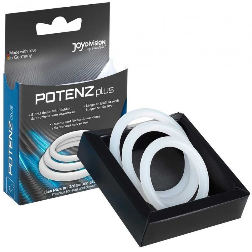 Joydivison POTENZplus, Transparent, 3er Mix (S, M, L) – 5