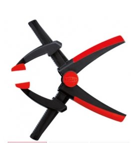 BESSEY VarioClippix U-klamber 17 cm Must, Punane