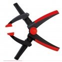 BESSEY VarioClippix U-Puristin 17 cm musta, Punainen