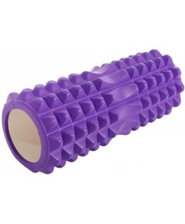 Massage yoga roller SANRO KP-233 PVC 14*33cm Purple