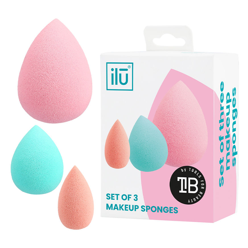 "Ilu" sponge 3-piece set – 2