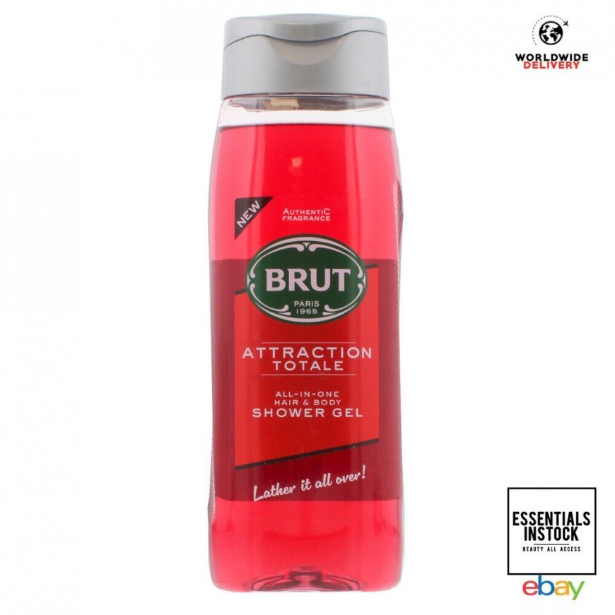 BRUT Attraction Totale All-In-One Hair & Body Shower Gel 500ml