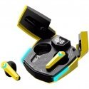 Canyon GTWS-2 Austiņas Bezvadu Ausu āķi Speļu USB Veids-C Bluetooth Uzlādes statīvs Dzeltens Canyon GTWS-2 Austiņas Bezvadu Ausu āķi Speļu USB Veids-C Bluetooth Uzlādes statīvs Dzeltens