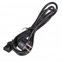 Akyga AK-PC-01C Hohe qualität stromkabel, 1,8m für PC, Drucker, Bildschirme schwarz Черный 1,5 m CEE