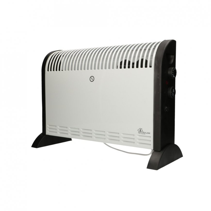 Extralink EX.30318 elektrinis patalpų šildytuvas Vidaus Juoda, Balta 2000 W Konvektorinis elektrinis