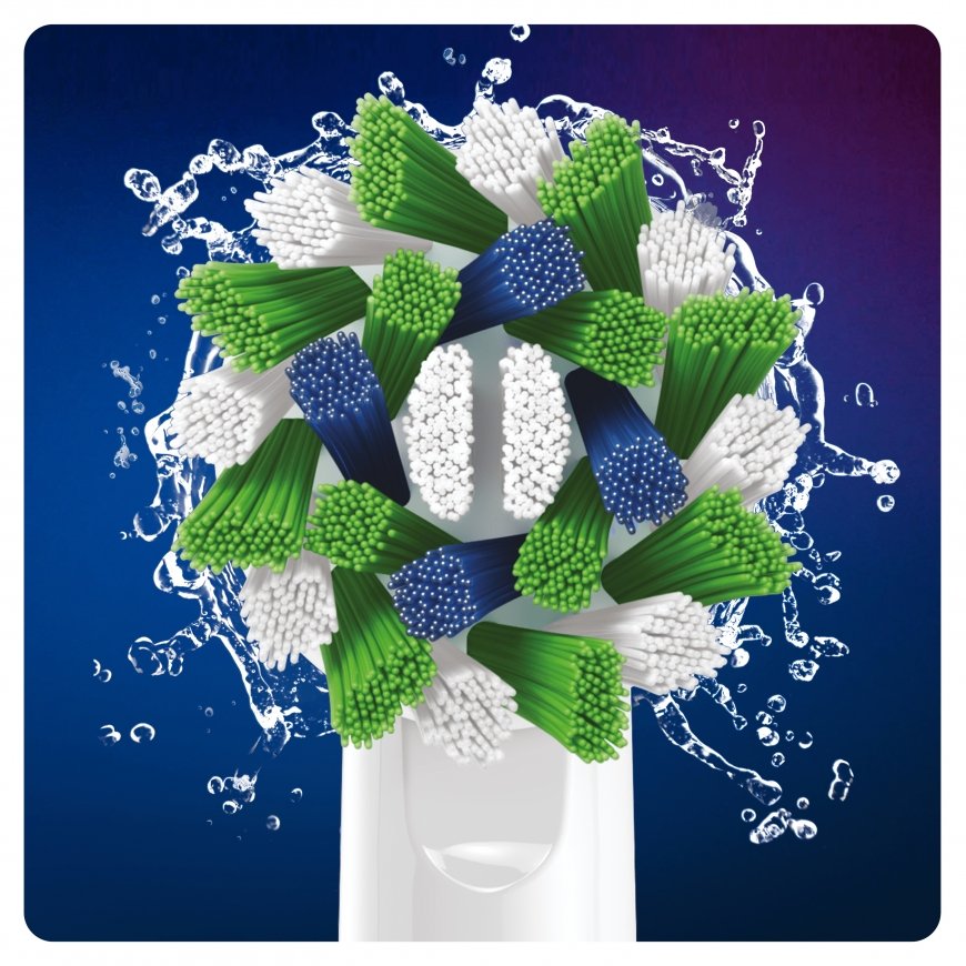 Oral-B CrossAction Clean Maximiser Brush Heads 2 kpl Valkoinen – 4