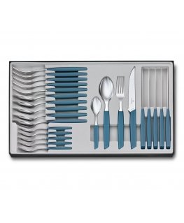 Victorinox Swiss Modern набор столовых приборов 24 шт Синий