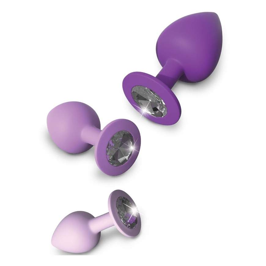 Pipedream Fantasy For Her Rinkinys wtyczek analnych korki su brylantami plug – 3
