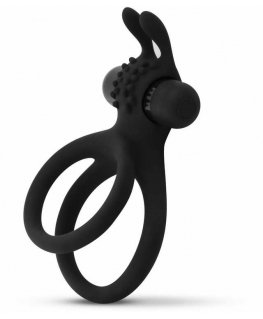Easytoys Useeker Easytoys Double Vibrating Cock Ring with Rabbit Ears