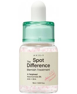 Axis Y Spot The Difference Blemish Treatment serumas spuoguotai ir į dėmes linkusiai odai, 15 ml