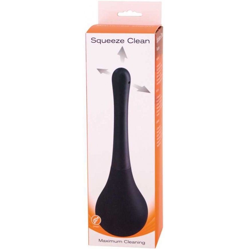 Seven creations Irygator Gruszka Anal/hig-SQUEEZE CLEAN Black