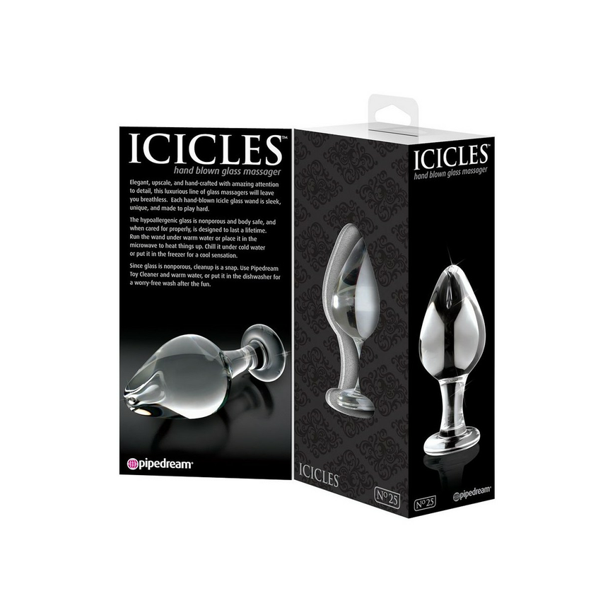 Pipedream Stiklo kaištis - Icicles No 25 – 4