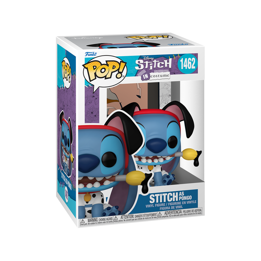 FUNKO POP! Vinyl Figure: Stitch (101 Dalmatians Costume)
