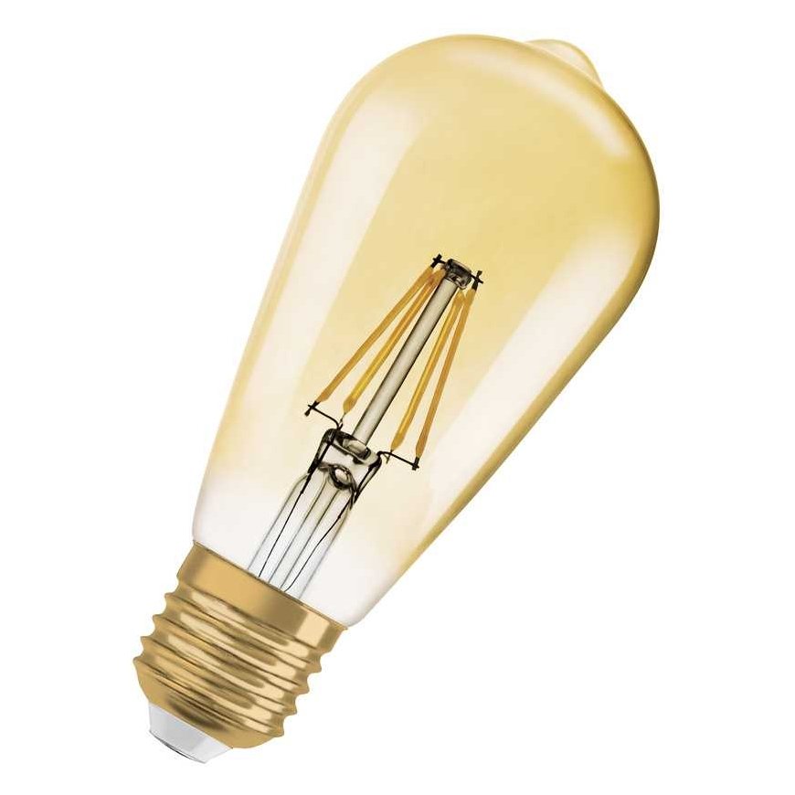 Osram 6,5W LED lemputė VINTAGE 1906, E27, aukso sp., 2400K, dimeriuojama