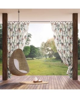 Euro curtains ZAS/GARDEN2/B+ST 155X220 SZEL/VELCRO