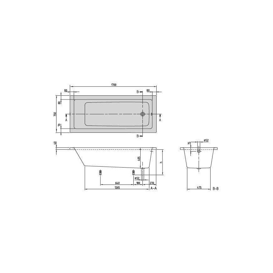 Villeroy_Boc ACRIL VON VILLEROY BOCH TARG PL 1.7X0.75