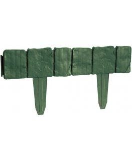 Gsg24 Palisade lawn edging imitation stone STONE 2.5 m - green