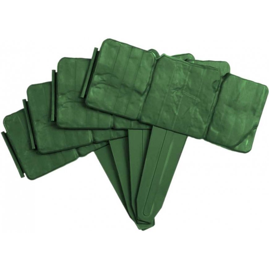 Gsg24 Palisade lawn edging imitation stone STONE 2.5 m - green – 3