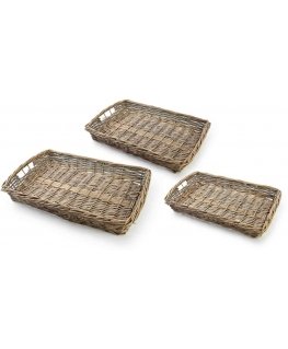 Mondex Since 1986 GUSTAV Komplet 3 tac 56x40xh8cm/50x34xh7cm/45x29xh6cm