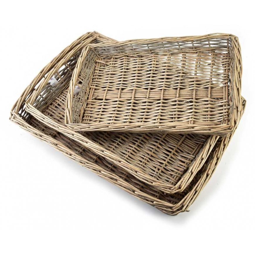 Mondex Since 1986 GUSTAV Komplet 3 tac 56x40xh8cm/50x34xh7cm/45x29xh6cm – 2