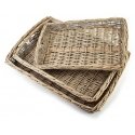 Mondex Since 1986 GUSTAV Komplet 3 tac 56x40xh8cm/50x34xh7cm/45x29xh6cm