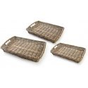Mondex Since 1986 GUSTAV Komplet 3 tac 56x40xh8cm/50x34xh7cm/45x29xh6cm