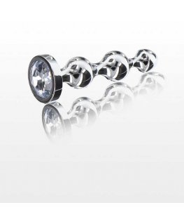 TOYJOY Korek anal probe steel bullet diamond 13cm