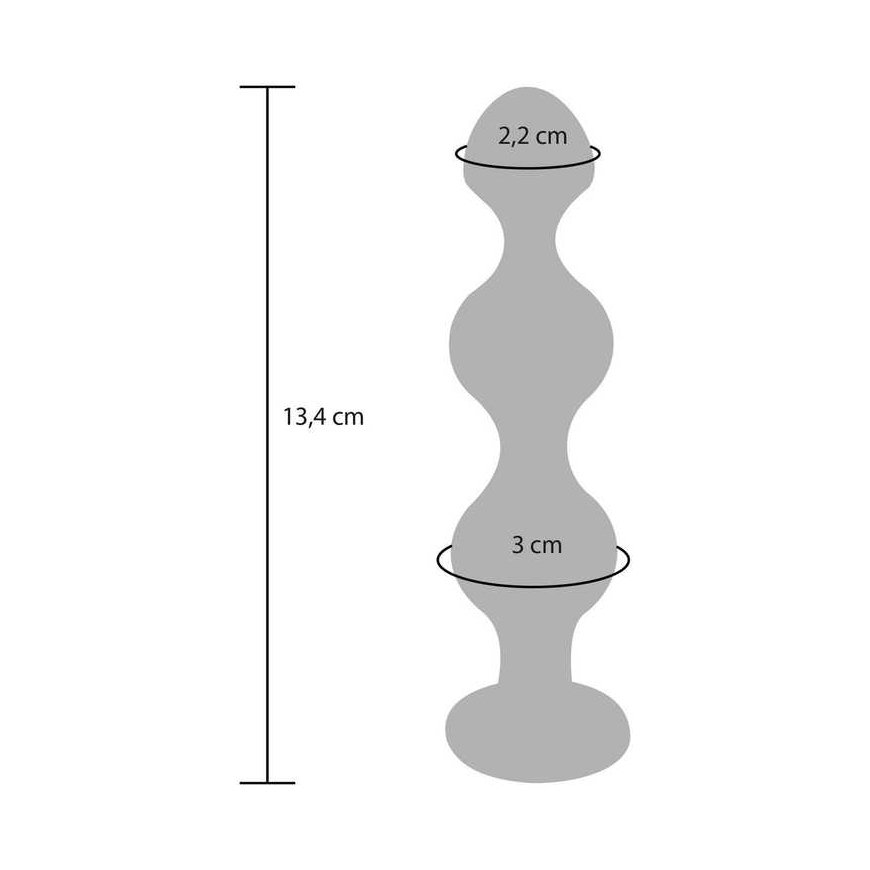 TOYJOY Korek anal probe steel bullet diamond 13cm – 5