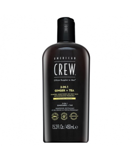 American Crew Ginger + Tea 3-in-1 Šampūnas - Šampon, kondicionér a sprchový gel v jednom