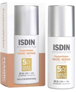 Isdin Fotoprotector Fusion Water Magic Repair Color Spf50+, 50 ml
