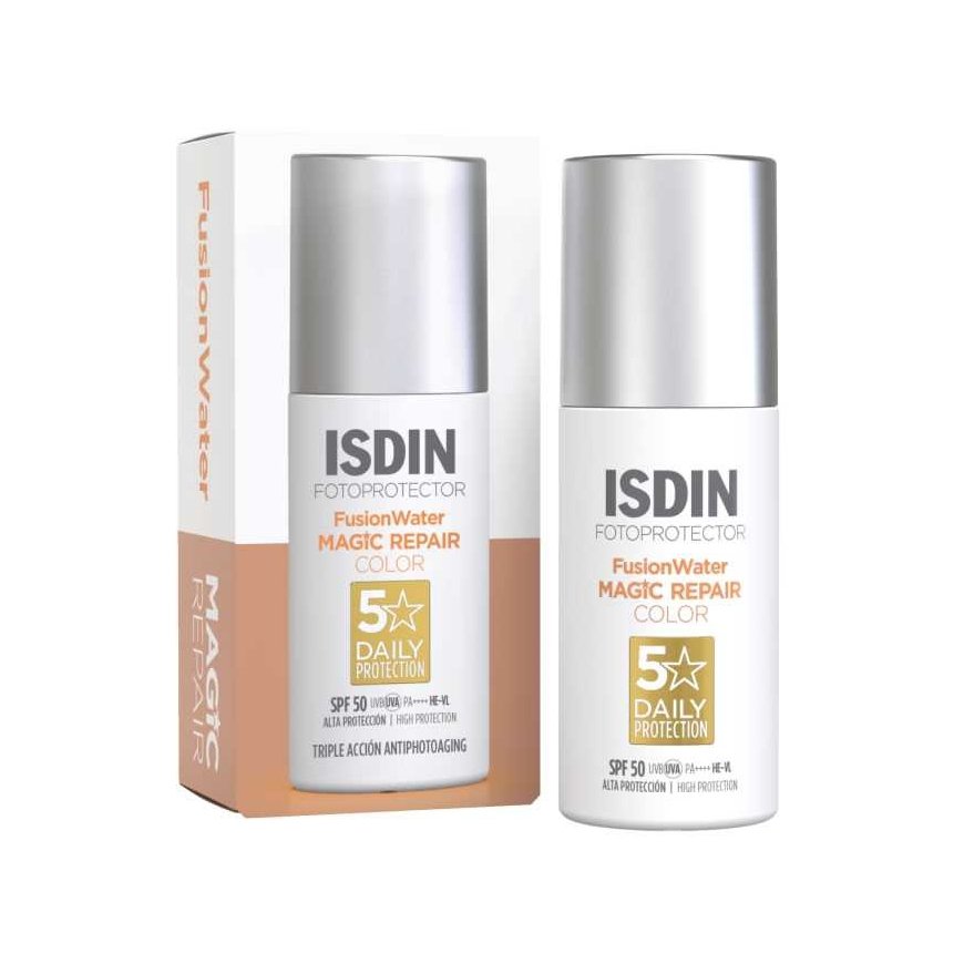 Isdin Fotoprotector Fusion Water Magic Repair Color Spf50+, 50 ml