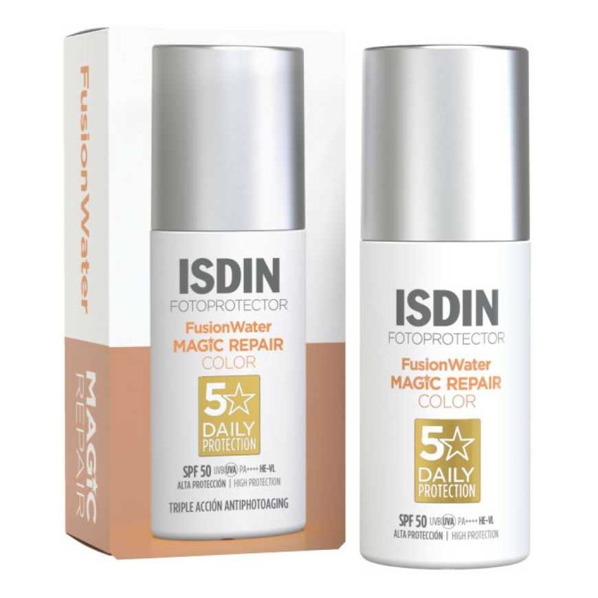 Isdin Fotoprotector Fusion Water Magic Repair Color Spf50+, 50 ml – 2