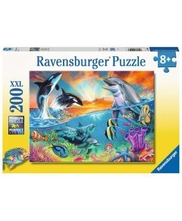 Ravensburger 12900 puzle Kontūras puzle 200 pcs Dzīvnieki