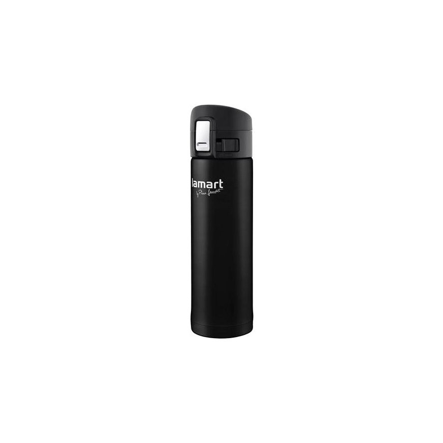 Lamart travel thermos mug 0.42l, black LT4045 – 2