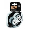 LOVI silicone dynamic pacifiers SALT&PEPPER, 0-3 months, 2 pcs., 22/877
