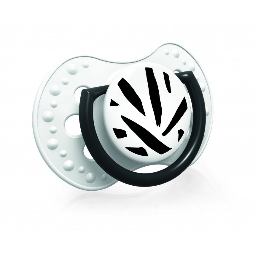 LOVI silicone dynamic pacifiers SALT&PEPPER, 0-3 months, 2 pcs., 22/877 – 2