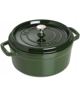 Pot żeliwny round Staub - 3.8 ltr, Green